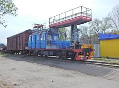 Diesel service railcar ARV1-200 at Syzran station in Samara Oblast, Russia