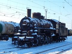 Locomotive Ea-3560 in Samara Oblast, Russia