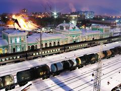 Historic Syzran Railway Station Building