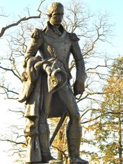 Statue of Richard Montgomery outside Philadelphia Museum of Art