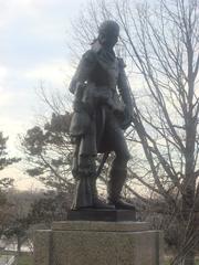 Statue of American Revolutionary War Brigadier General Richard Montgomery near Philadelphia Museum of Art