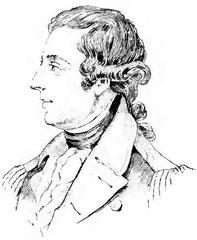 Portrait drawing of Irish-born Continental Army Major General Richard Montgomery