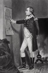 Full-length engraving of American Revolutionary War General Richard Montgomery in military uniform