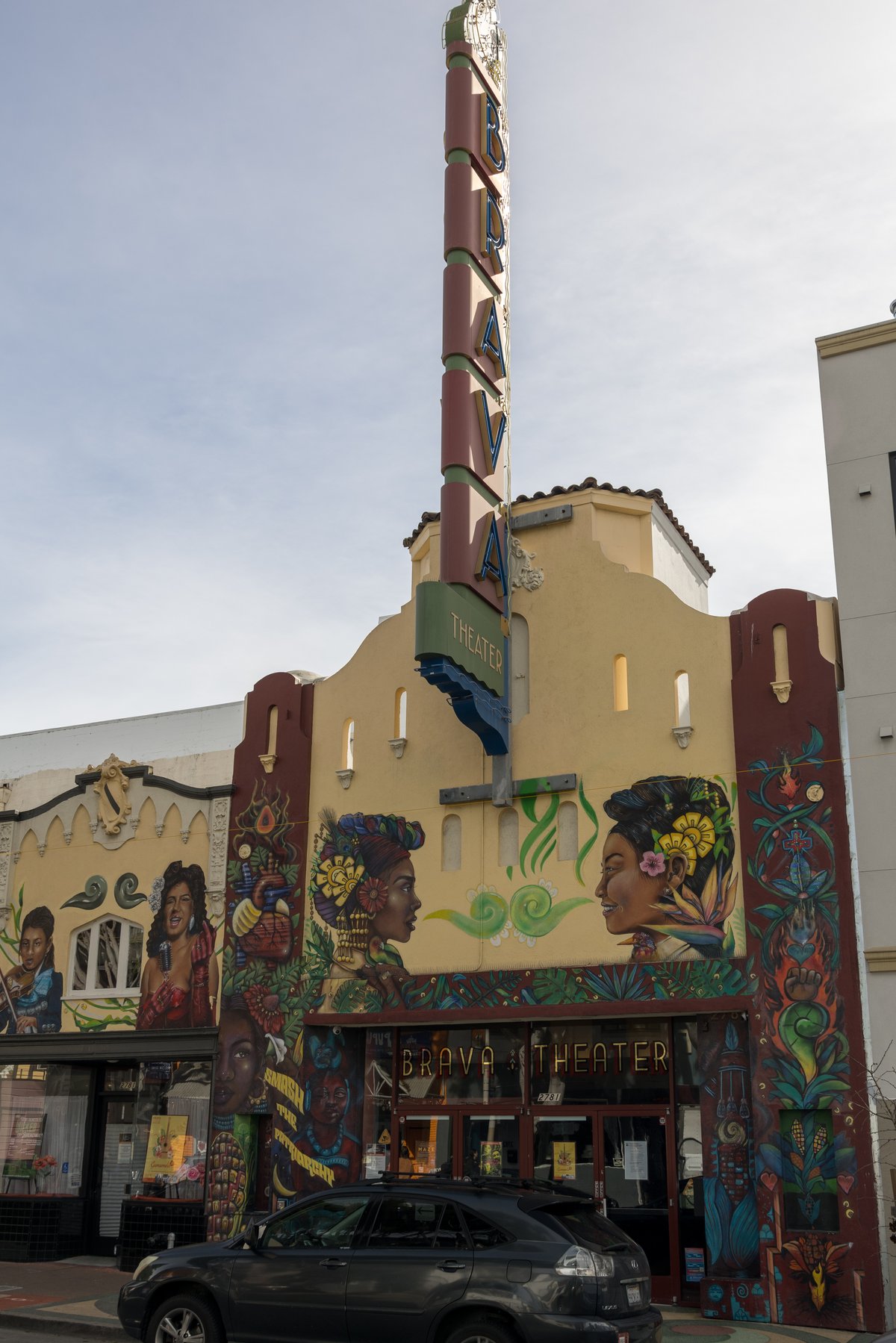 Exterior view of Brava Women's Theater Arts building in San Francisco