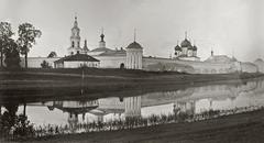 Makariev Monastery in Kalyazin with historic architecture