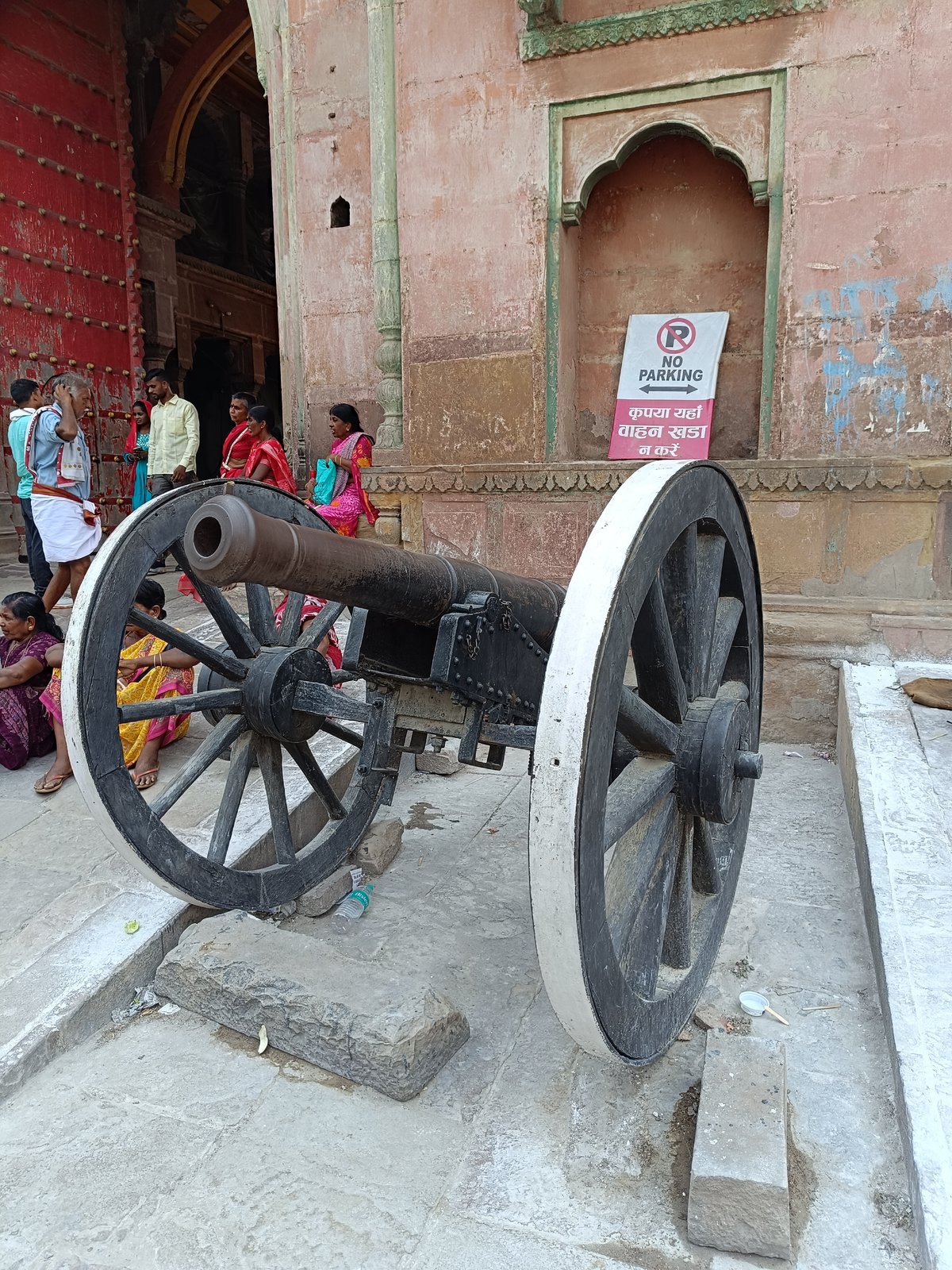 Historic cannon at Ramnagar Fort in Varanasi, Uttar Pradesh, India