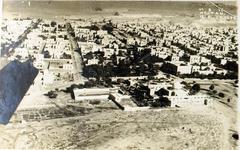 Ain Helwan archaeological site with stone ruins and desert landscape