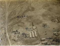 Aerial view of Helwan city with industrial and residential areas