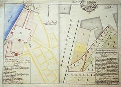 Site plan of Place Victor (now Place Garibaldi) in Nice, France