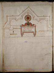 Historical plan of the Trinquetaille ramparts by Antoine Borel from 1592