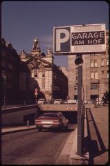 Construction of underground parking lots in Vienna to reduce traffic congestion and preserve city charm