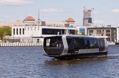 South River Terminal building and quay in Moscow