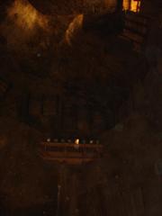 Historic salt mine chambers in Wieliczka Poland