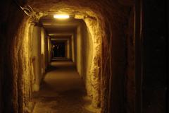 Historical Salt Mine in Wieliczka Poland Underground Chambers