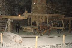 Entrance to Wieliczka Salt Mine in Wieliczka, Poland