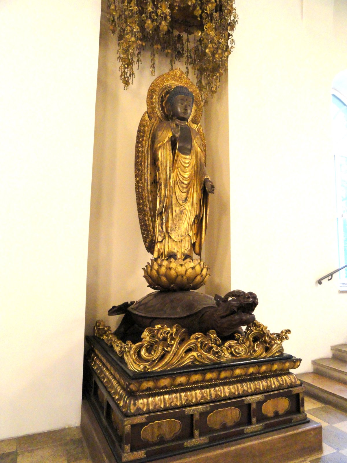 Amitabha Buddha statue in the Staatlichen Museums für Völkerkunde München, Munich, Germany