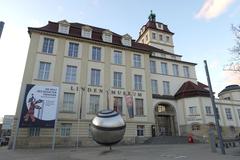 Facade of the Linden Museum in Stuttgart, Germany with modern architectural design