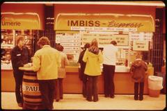 Historic underground station facilities including shops, restaurants, amusements, showers, washrooms, telephone and locker services