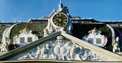 Antique clocks displayed at Schloss Benrath
