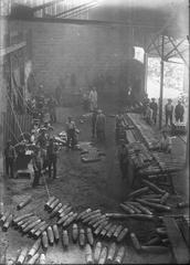 Ammunition shell assembly factory in the Lyon region