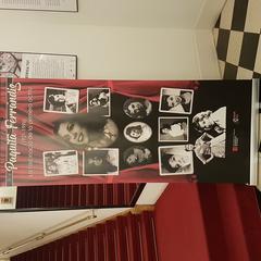 Paquita Ferràndiz portrait at Teatre Romea exhibition