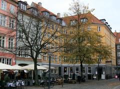 Historical buildings at Gråbrødretorv 17 and 19 in Copenhagen