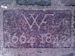 Memorial stone of Corfitz Ulfeldt at Gråbrødre Torv marking the location of his shame post in Copenhagen