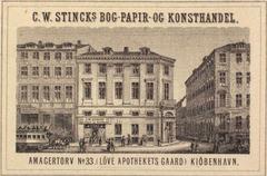 Løve Apotek historic building on Amagertorv in Copenhagen