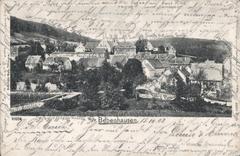Bebenhausen overall view historic postcard by Gebrüder Metz 1902