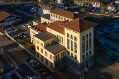 University of Bergamo Dalmine campus aerial view