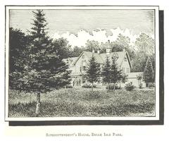 Superintendent's House in Belle Isle Park from FARMER 1884