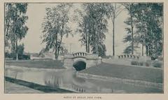 Belle Isle Park lagoon and pavilion in 1898