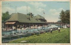 Boat House on Belle Isle in Detroit Michigan