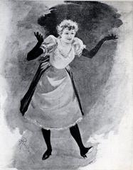 Sketch of Mlle. Armand 'Ary' at the Palace Theatre by Arthur Rackham