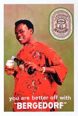 Vintage Holsten Brewery advertisement sign from 1910