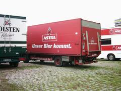 Holsten branded truck in Hamburg, Germany