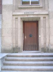 West entrance of Ehrenhof Düsseldorf Verwaltung 3 courtyard building