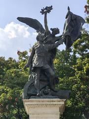 Honvéd statue at Buda Castle in Budapest