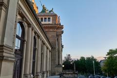Hesse state theater building in Wiesbaden