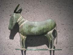 19th century donkey weathervane at American Folk Art Museum NYC