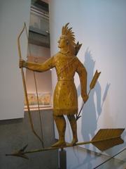 St. Tammany weathervane from circa 1890 displayed at American Folk Art Museum in NYC