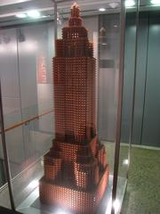 Model of the Empire State Building circa 1931 exhibited at the American Folk Art Museum in New York City