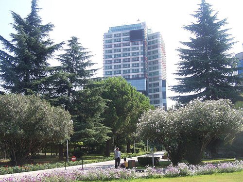 ABA Business Center in Tirana modern office building