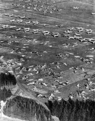 Aircraft graveyard of Martin B-26 Marauders near Landsberg Germany in 1945