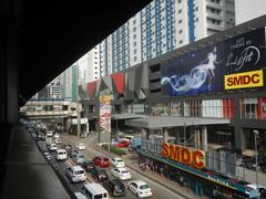 Light Mall with Light Residences SMDC buildings along EDSA in Mandaluyong City Philippines