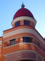 Facade of Teatro Carrión theater building in Valladolid, Spain