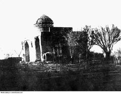Exterior of Abbas Mirza Mosque in Yerevan with traditional Armenian architecture