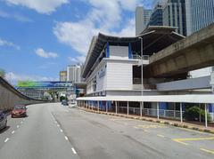 Northbound Jalan Bangsar street view in Kuala Lumpur Malaysia