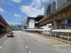 Jalan Bangsar northbound view in Kuala Lumpur, Malaysia