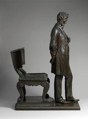 Standing sculpture of Abraham Lincoln